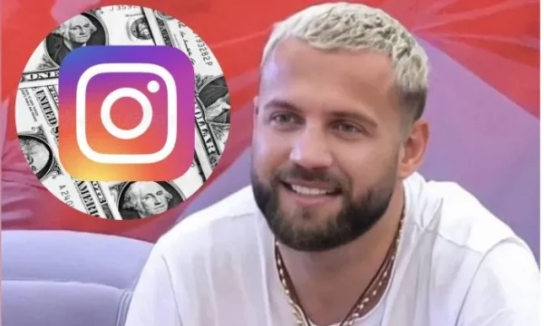 Për një postim në Instagram, Luizi merr sa rroga e një viti të një shqiptari të zakonshëm