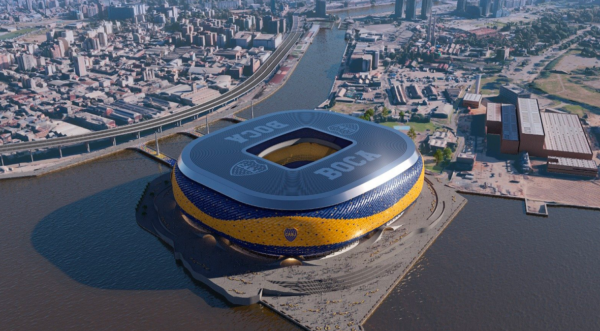 FOTO/ Projekti gjigant i Boca Juniors, stadium i ri në ishull, me 112 mijë vende