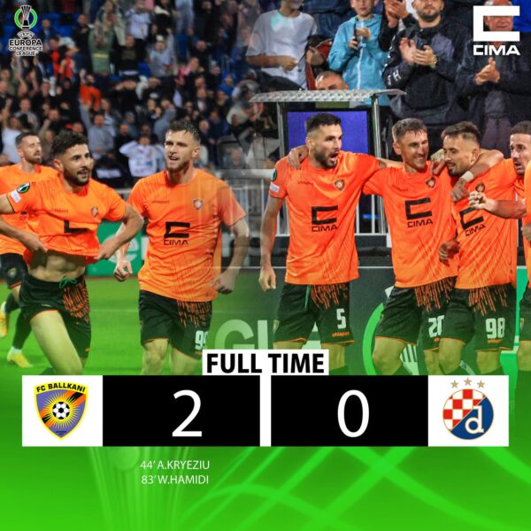 VIDEO/ Fitore madhështore! Ballkani i Ilir Dajës i jep “leksion” Dinamos së Zagrebit në grupet e Ligës së Konferencës