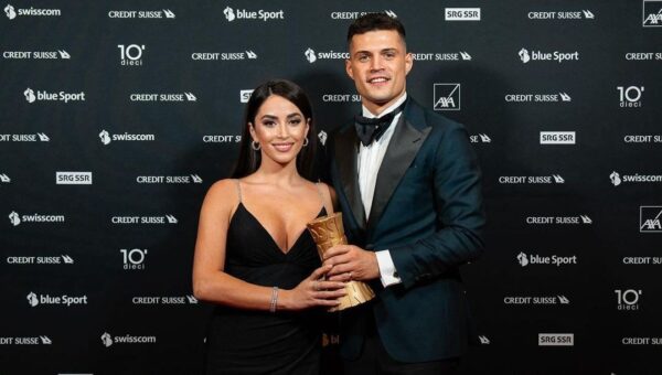 Granit Xhaka fiton çmimin prestigjioz në Zvicër, por vëmendjen e merr partnerja