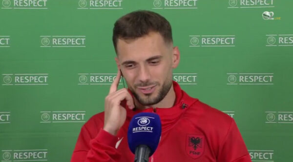 Shkëlqeu me gol dhe asist ndaj Azerbajxhanit, Bajrami: Me Brojën kuptohemi shumë mirë, të vazhdojmë me supergola në Europian