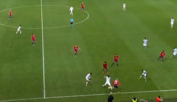 VIDEO/ Zhegrova “i mbylli karrierën” Kamavingës, i kalon topin mes këmbëve lojtarit të Realit të Madridit