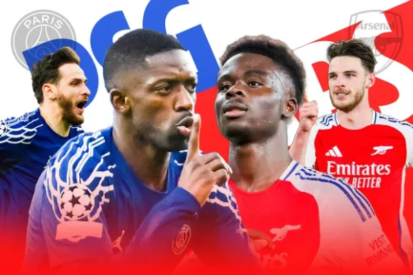 CHAMPIONS LEAUGE | 21:00 | PSG – Arsenal Ndiqeni Ketu