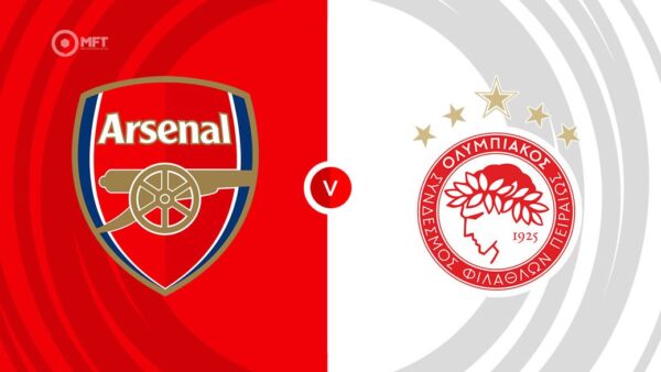 CHAMPIONS LEAUGE | 21:00 | Arsenal – Olympiakos Ndiqeni Ketu